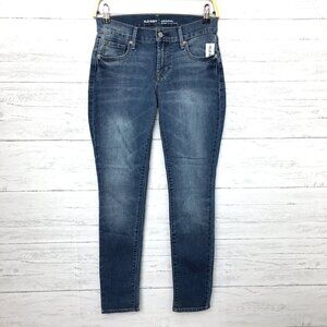 NEW Old Navy Jeans Original Skinny Mid Rise Stretch size 0s length 29"